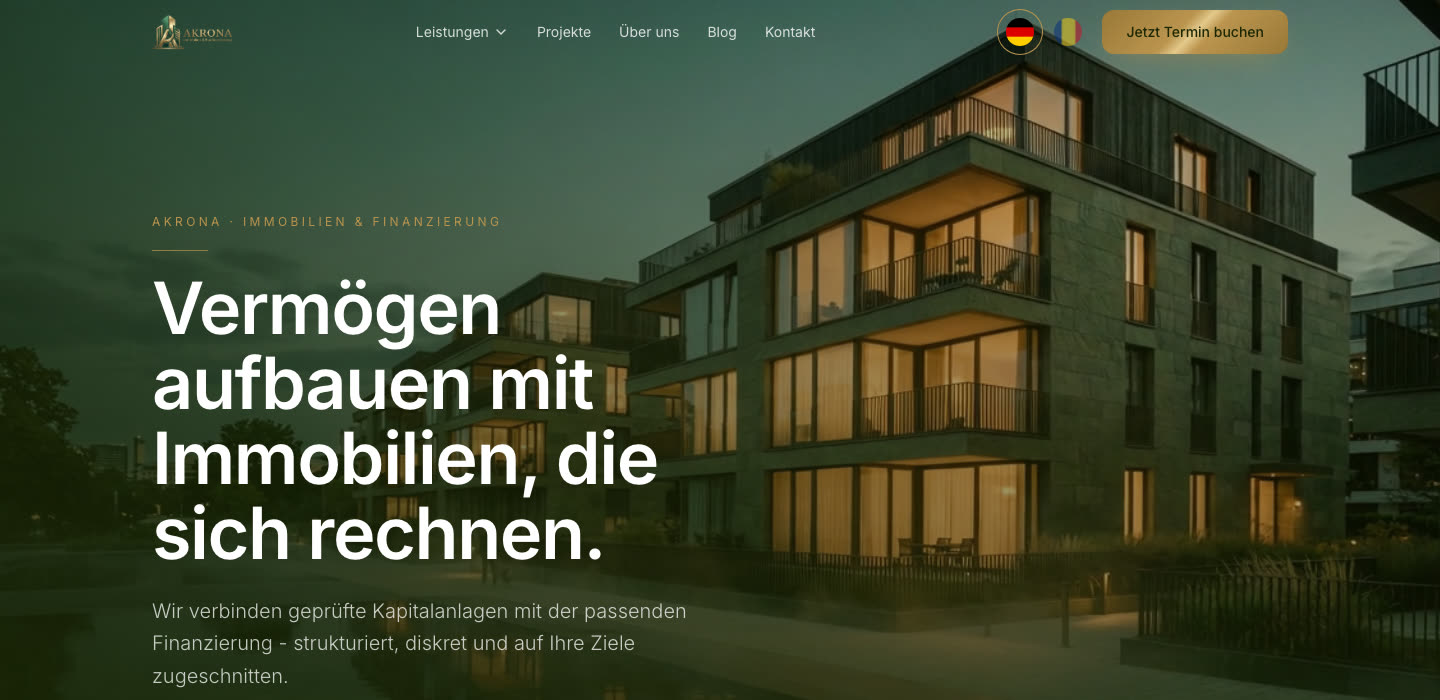 Screenshot Akrona: vom Zettel zum System